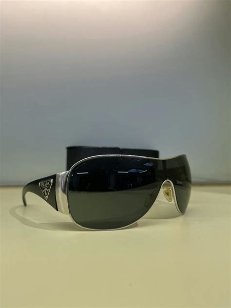 occhiali prada spr 57 l|PRADA Logo Sunglasses SPR 57L 73051 .